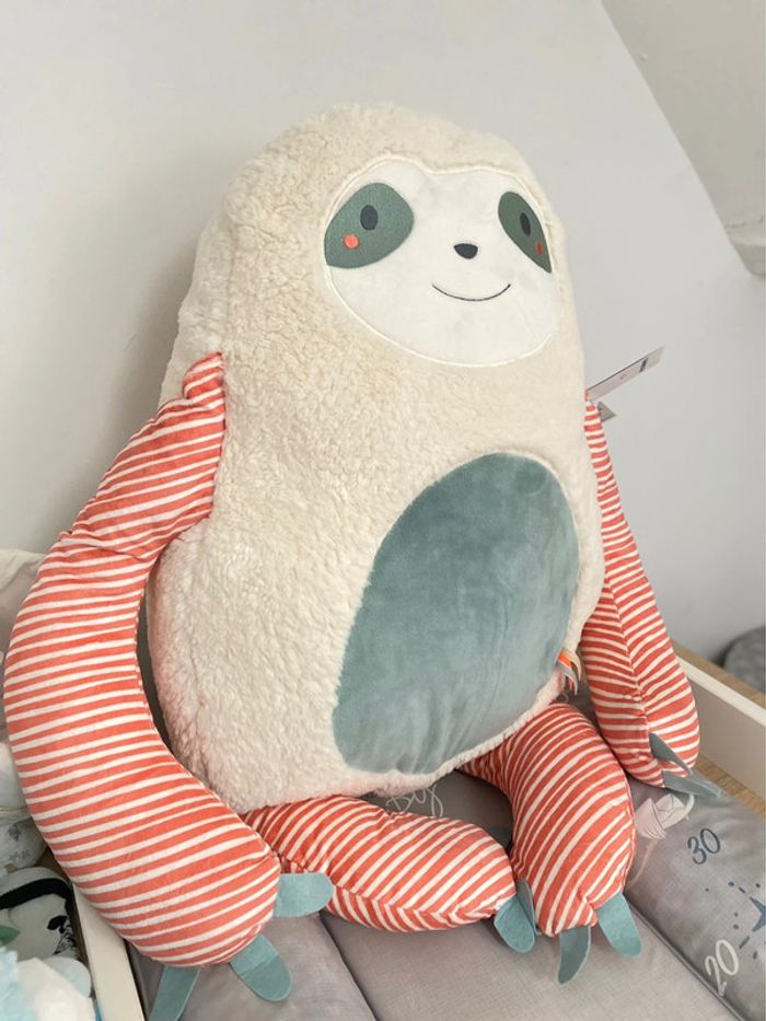Peluche géante paresseux Moris Noukie’s - photo numéro 2