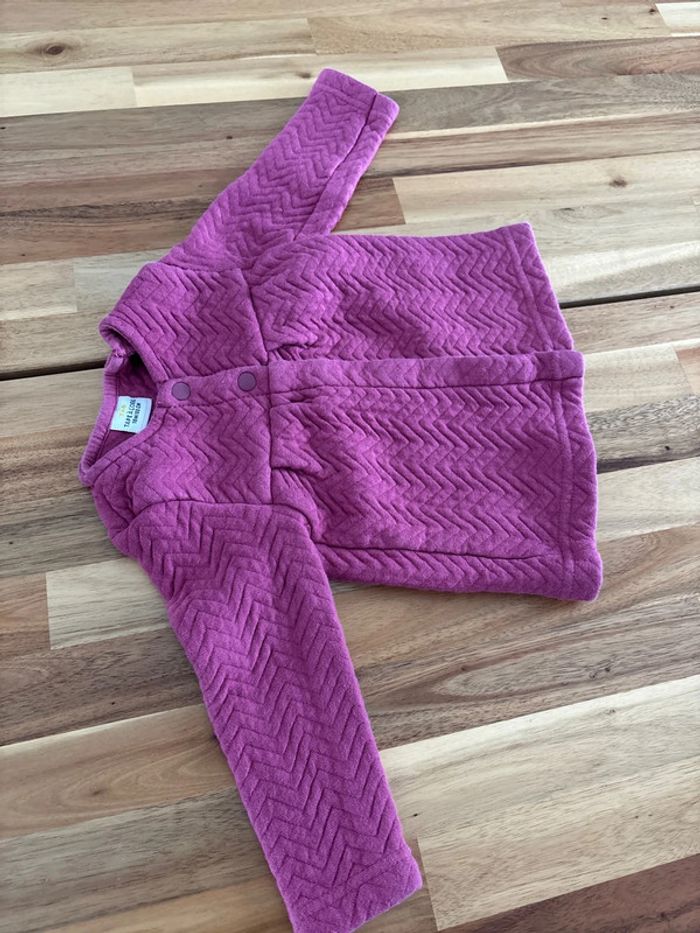 Gilet prune matelassé - photo numéro 3