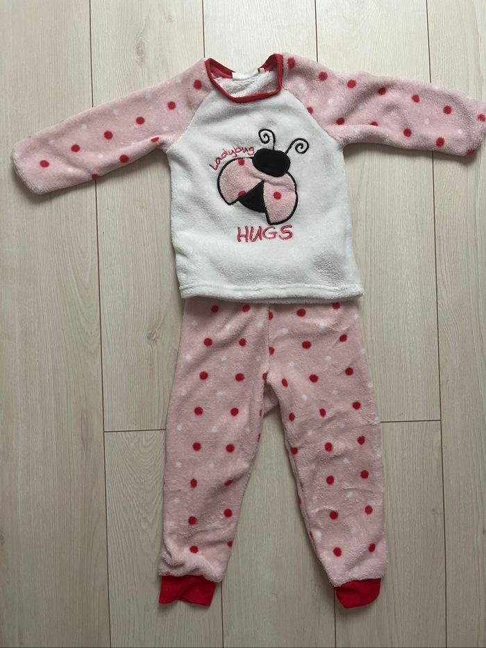 Pyjama chaud coccinelle 3 ans