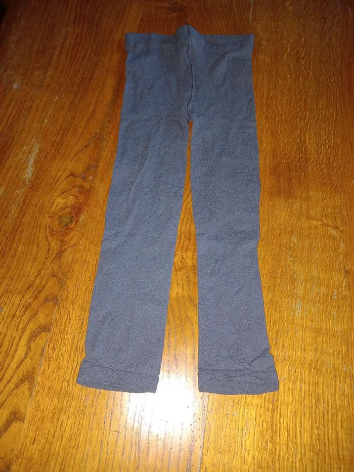 😷collant legging polyester 5ans gris