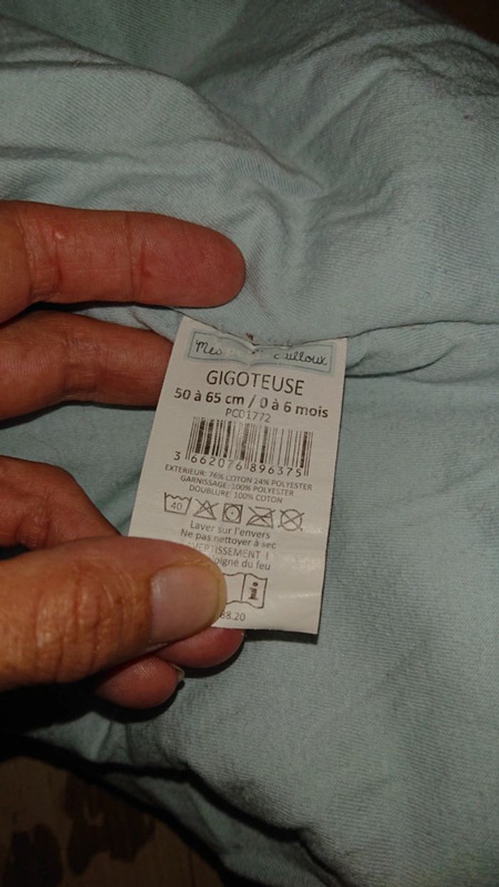 Gigoteuse épaisse bleu koala - photo numéro 3