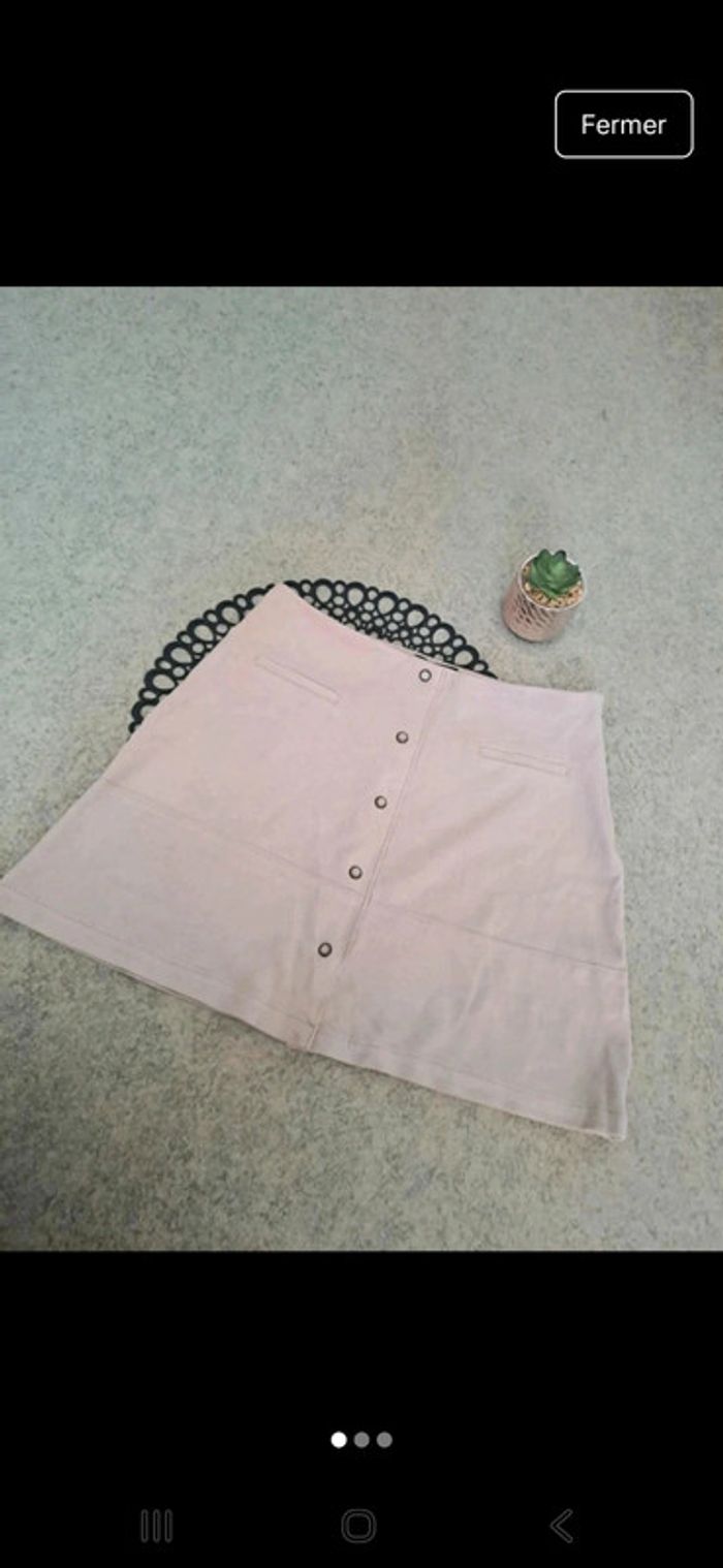 Jupe en daim Promod Taille 38