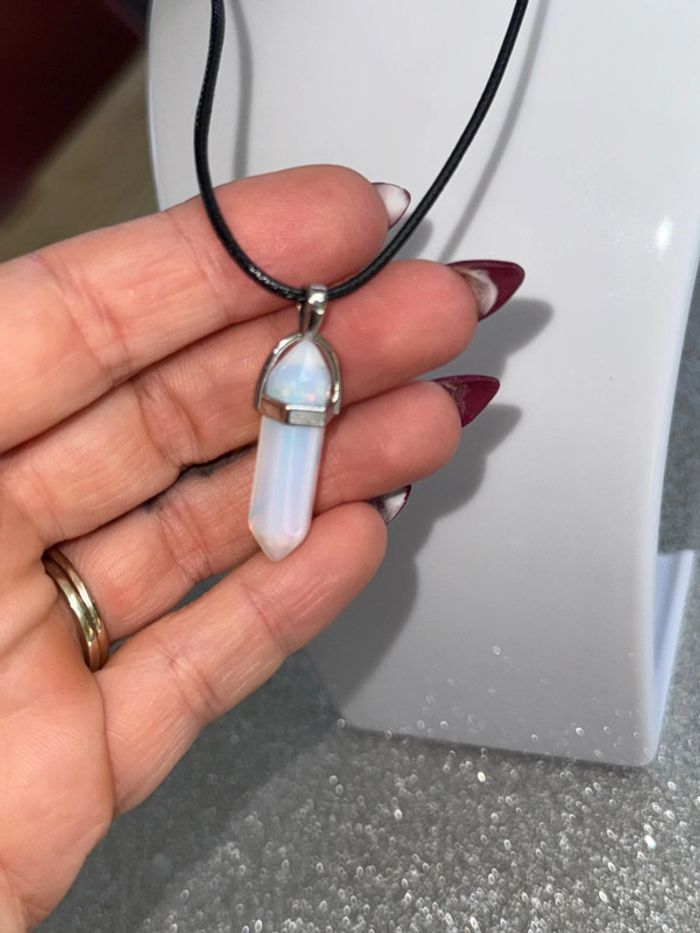 Sublime, collier, pierre naturelle, opale - photo numéro 3