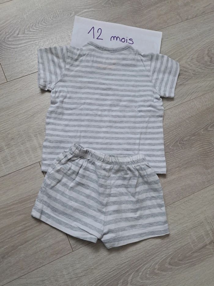 Pyjama short 12 mois - photo numéro 2
