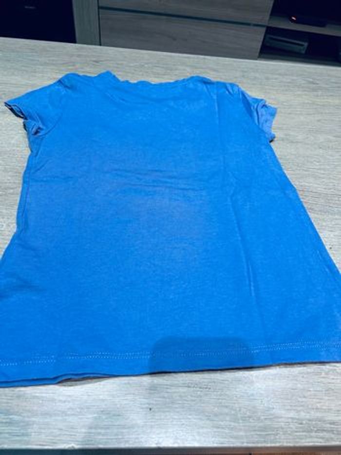 Teeshirt manches courtes violet 10 ans motif pop corn - photo numéro 1