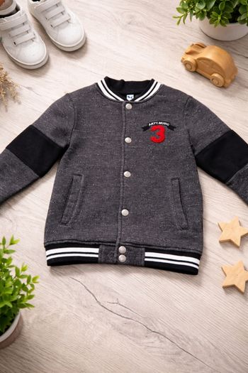 Veste à boutons _ 3 pommes _ 5/6 ans _ 116 cm