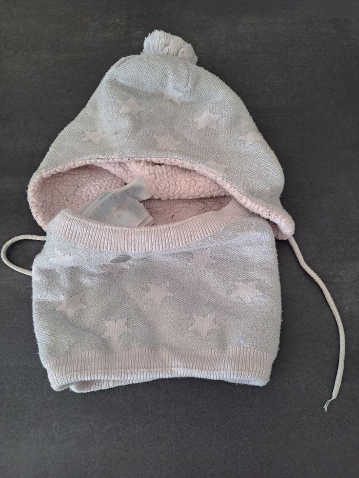 bonnet tour de cou okaidi