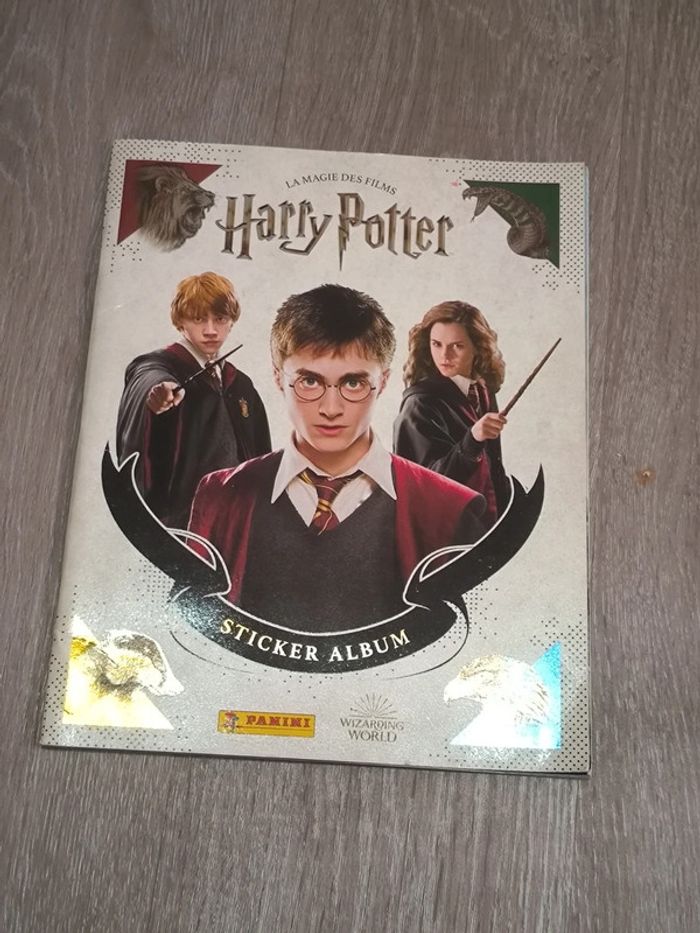 Livre stickers vignette album panini Harry Potter
