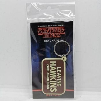 STRANGER THINGS - Porte-clés en caoutchouc - Leaving Hawkins