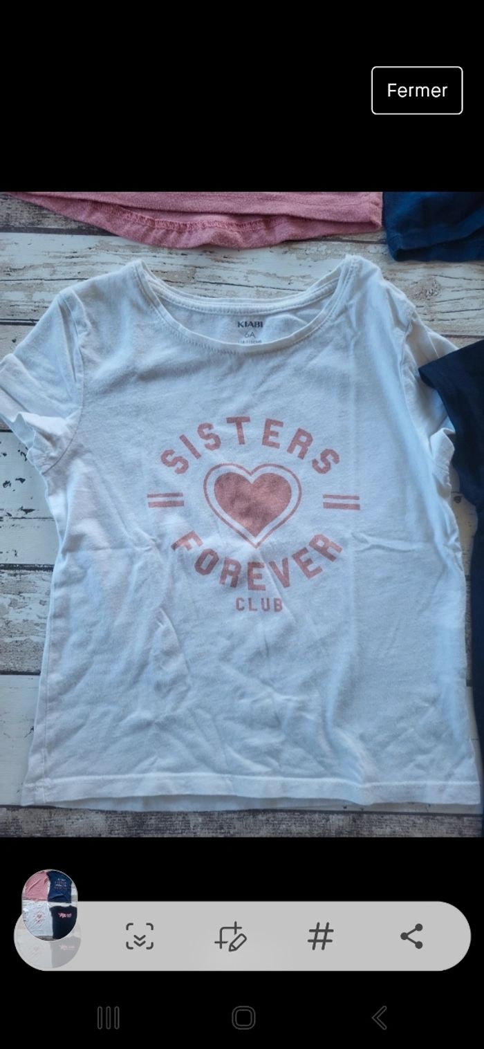 Lot 4 Tee-shirt manche courte - photo numéro 2