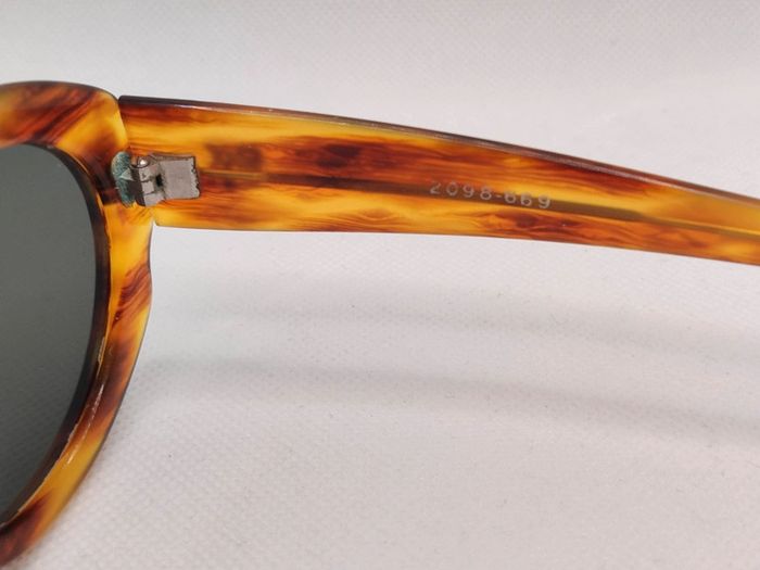 Lunettes de soleil Emmanuelle Khanh Vintage en acétate écaille clair - photo numéro 4