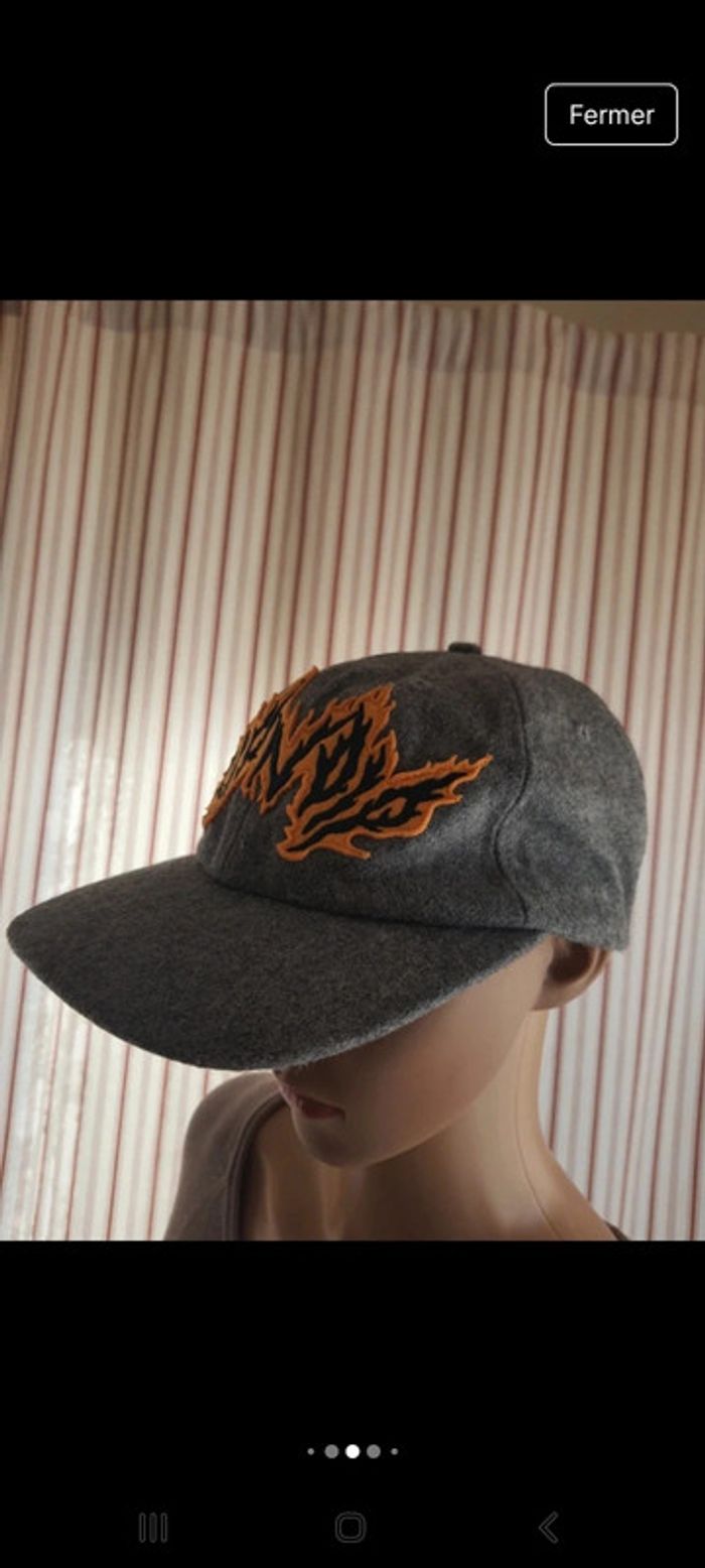 Casquette grise Ripndip réglable 50% laine - photo numéro 4