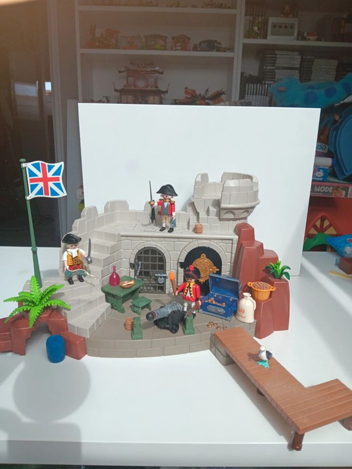 Lot figurines playmobil fort britannique 5139