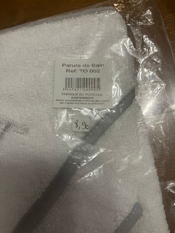 Cape de bain et gant