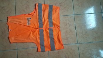 Gilet fluorescent de sécurité orange