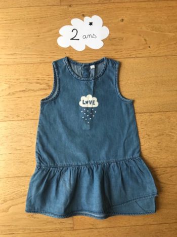 Robe jean tex taille 23 mois