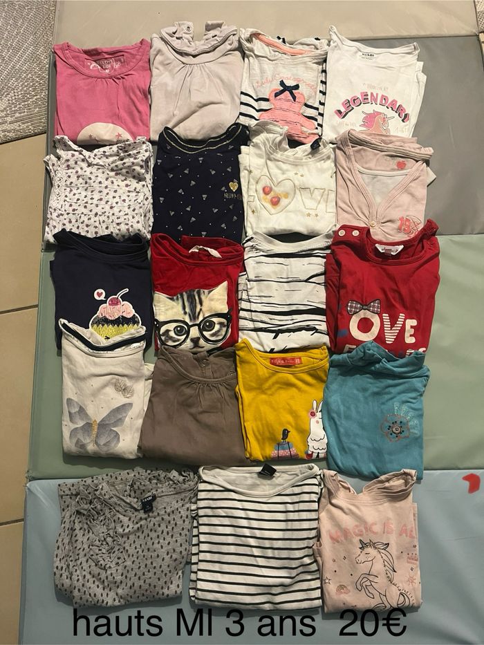 Lot haut manches longues 3 ans