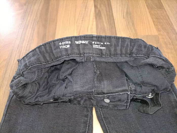 Pantalon jean skinny noir 4 ans denim co - photo numéro 7