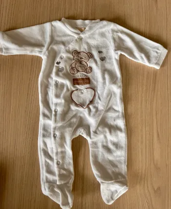 Pyjama blanc bébé