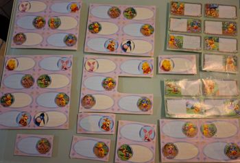 46 étiquettes de Winnie l ourson