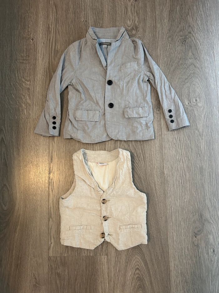 Veste et jaquette de cérémonie costume 3 ans