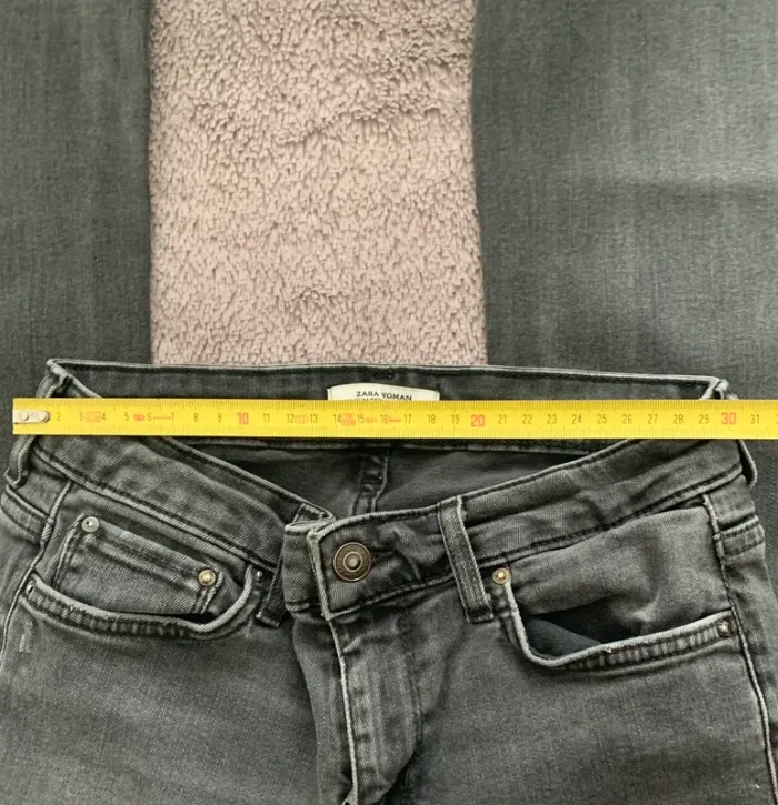 Jean’s gris Zara taille S/36 - photo numéro 6