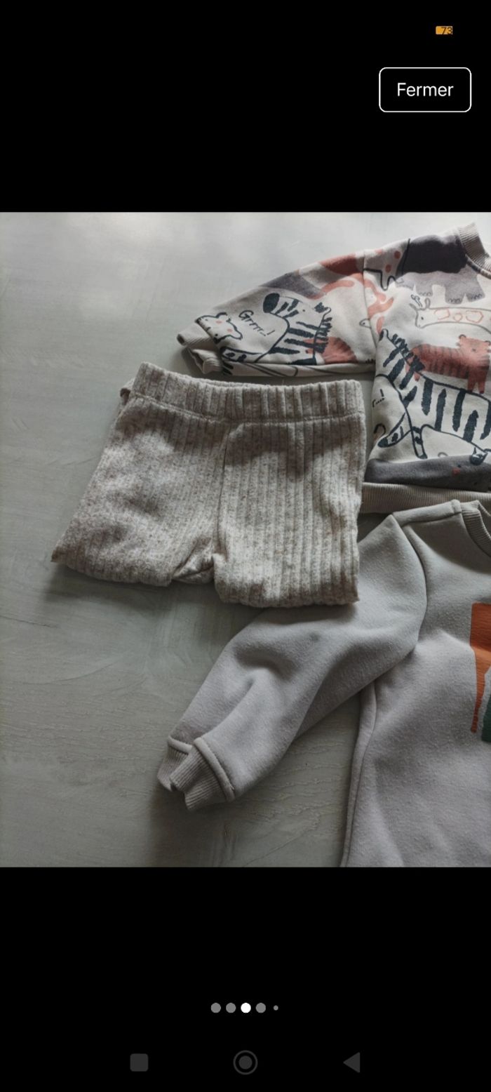 Lot vêtements bébé garçons - photo numéro 3