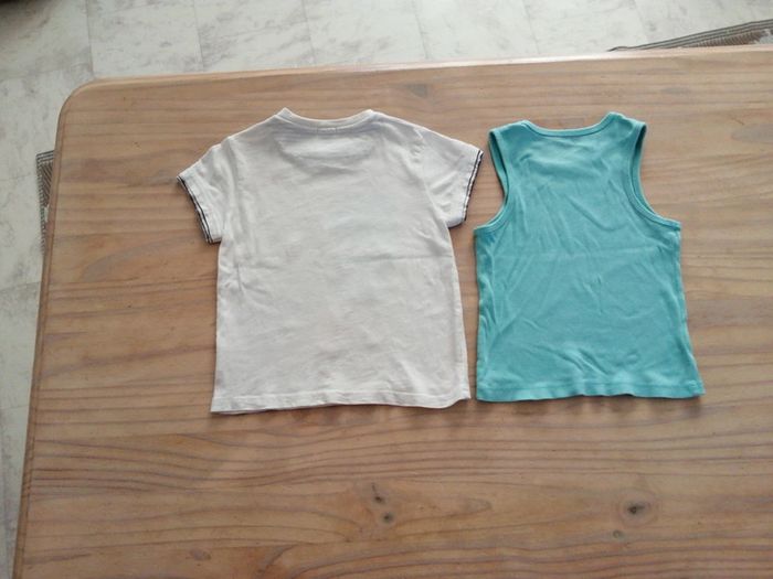 2 pièces Tee-shirts garçon 4 ans - photo numéro 2