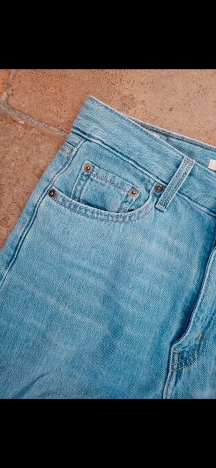 Jean Wide Leg bleu clair – L’allié de la rentrée décontractée - Neuf - photo numéro 4