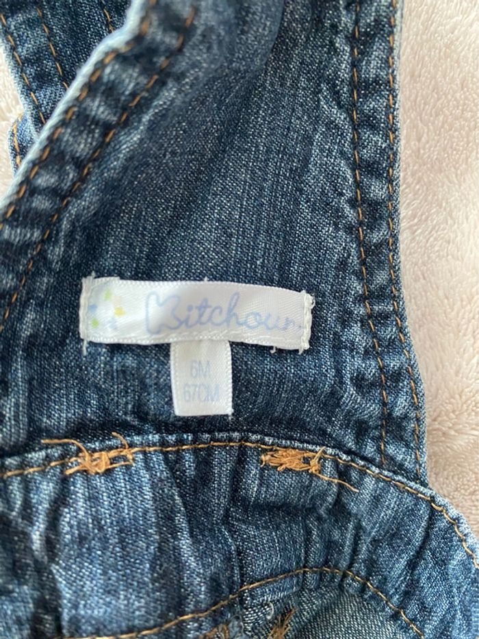 Ensemble Gilet zippé Chemisette Salopette - Kitchoun, Kiabi, In extenso - 6 mois - TBE - photo numéro 7