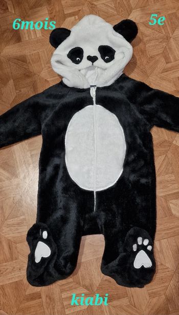 Combinaison panda 6mois