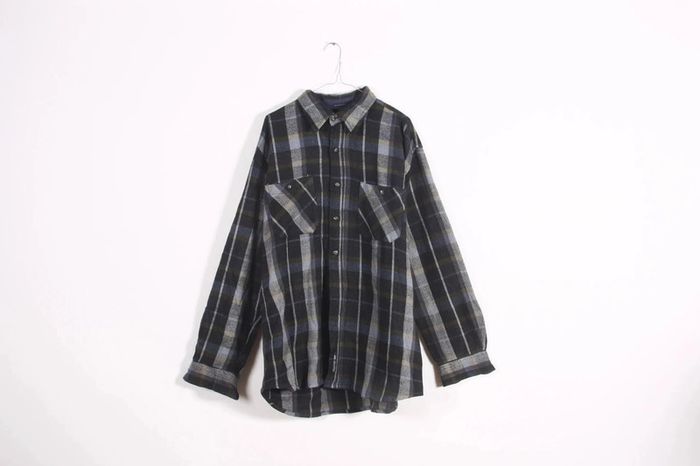 Jolie chemise à carreaux vintage mixte XXL (#23513)