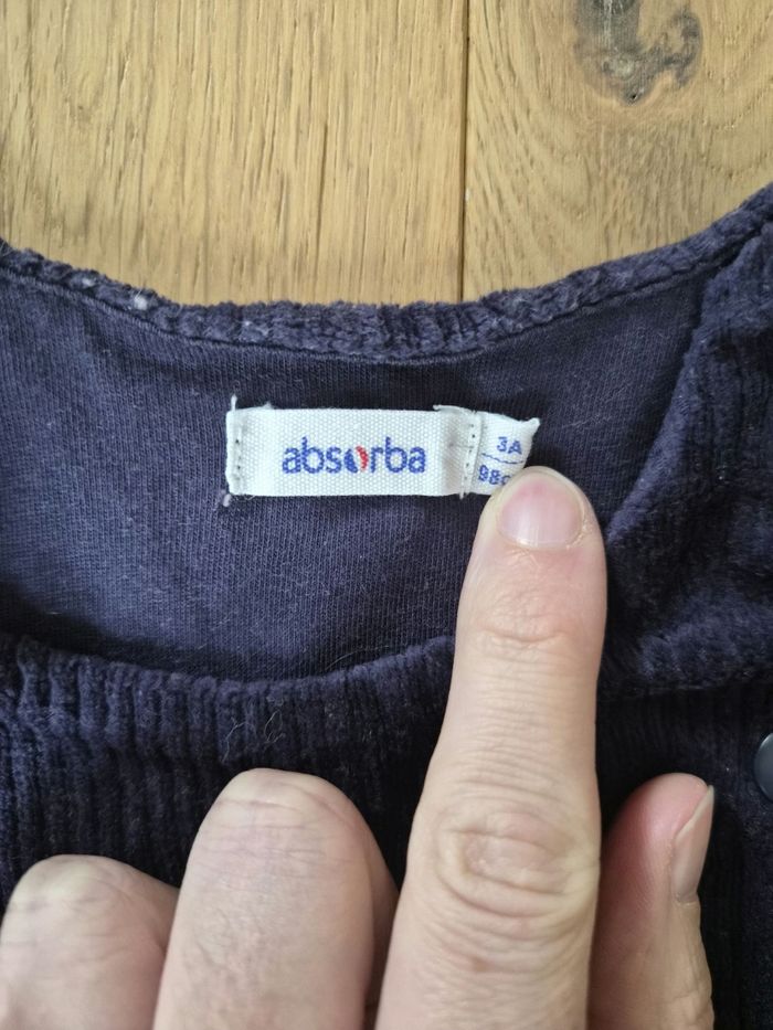Robe Absorba 3 ans bleu marine - photo numéro 3