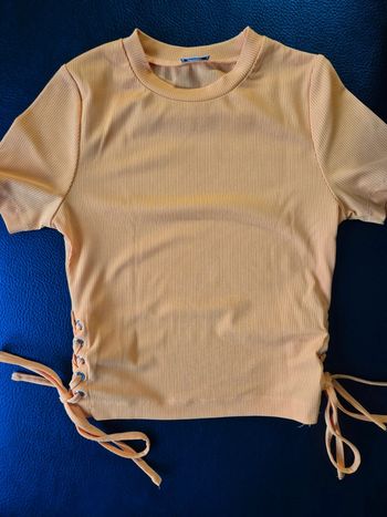 Top orange avec liens Pimkie XS