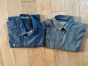 Vend lot de 2 chemises Jules taille L fitted très bon état