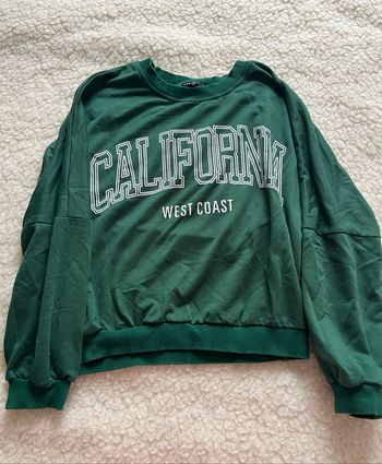 Sweat-shirt vert california SHEIN très bon état