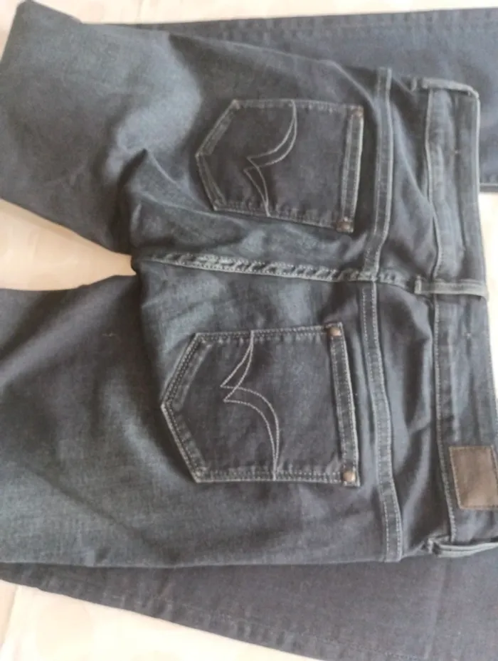 Pantalon jeans femme Lee Cooper taille 38 coupe évasée pattes d' éléphants bootcut - photo numéro 8