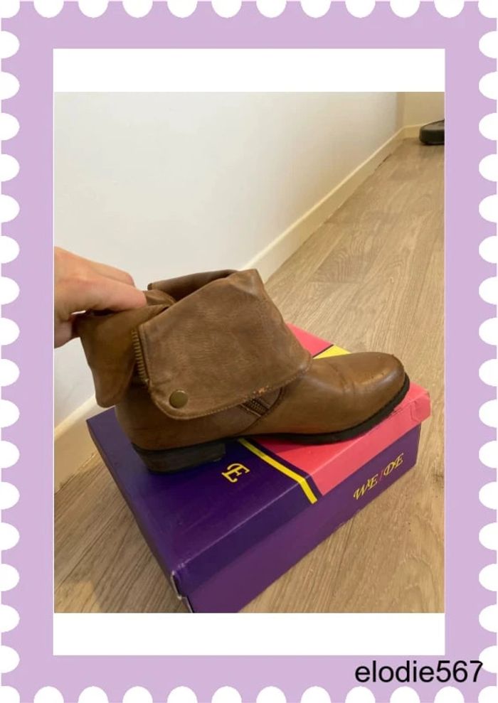 Boots / bottines camel 40 - photo numéro 5