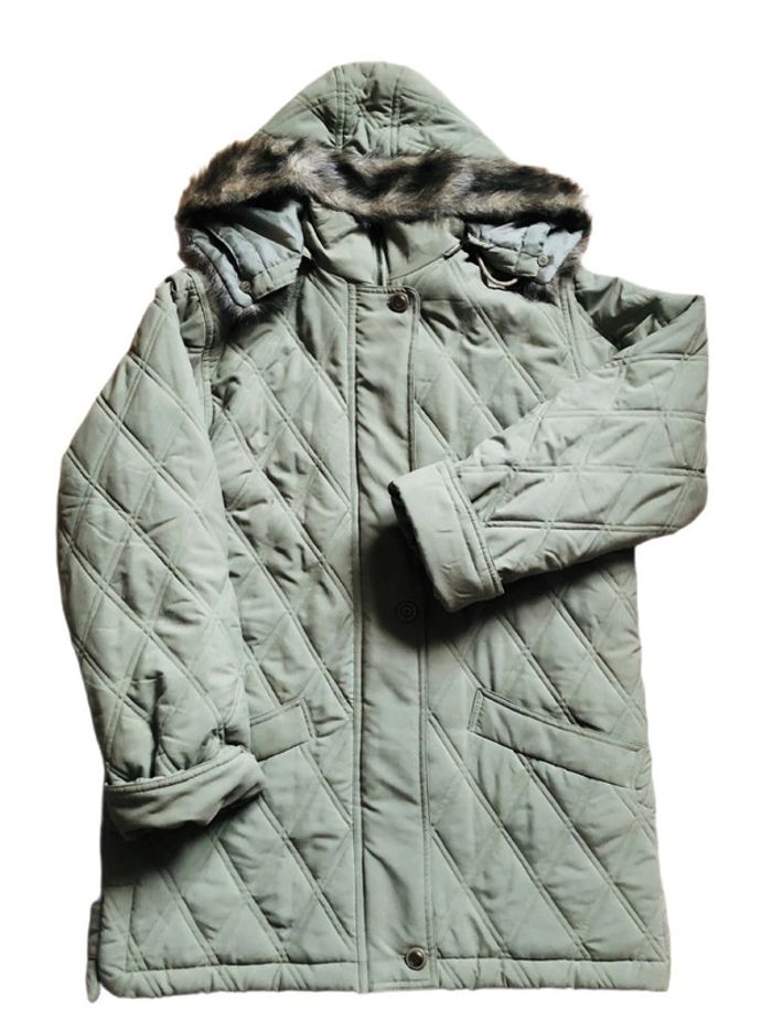 🍁🍃Parka vintage années 90 kaki vert olive green vintage 90s parka🍃🍁 - photo numéro 7