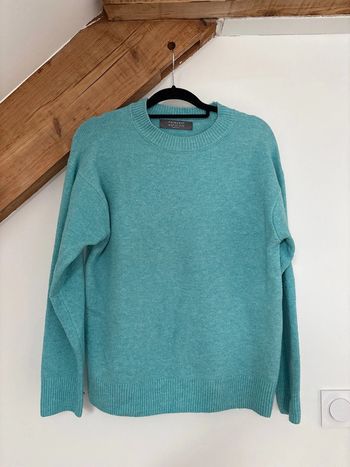 Pull bleu turquoise