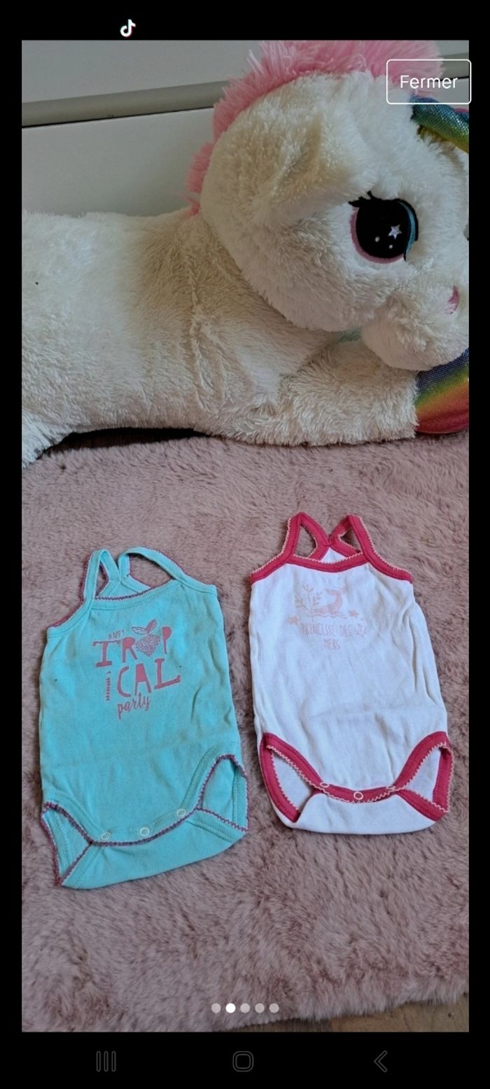 Lot de 7 body bretelle - photo numéro 2