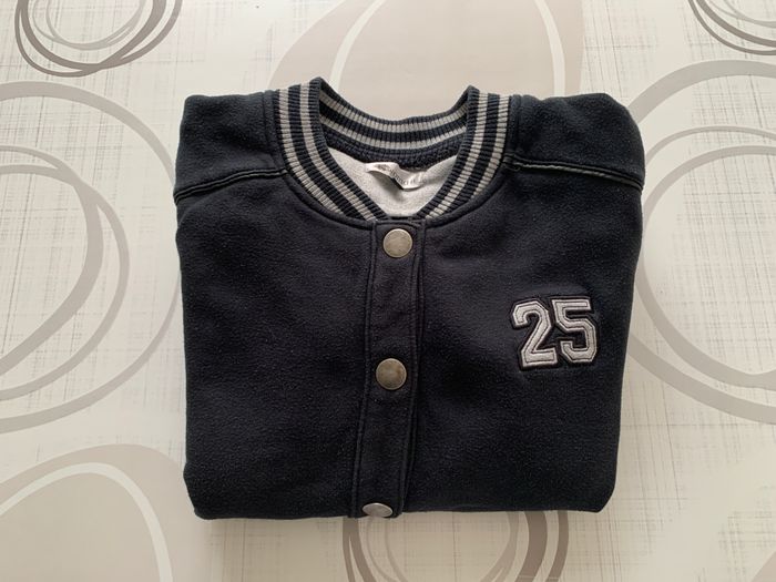 Blouson Teddy noir et gris - 42/44 - K woman