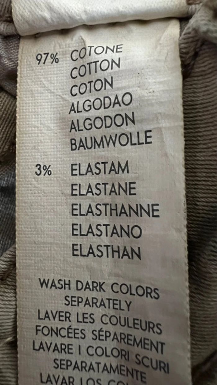 Pantalon droit en parfait état taille 38 marque cloothes 97 % coton  toile similaire au jean - photo numéro 10