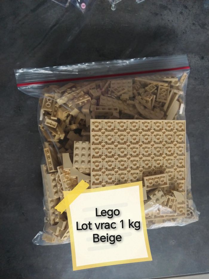 Lego lot vrac 1kg beige