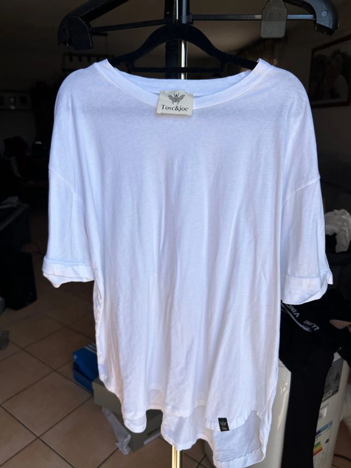 Lot 10 tee-shirts Toscanjoe unis différents coloris - photo numéro 4