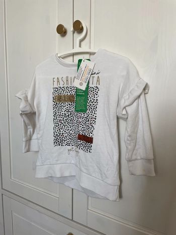 sweat bébé blanc neuf 18 mois