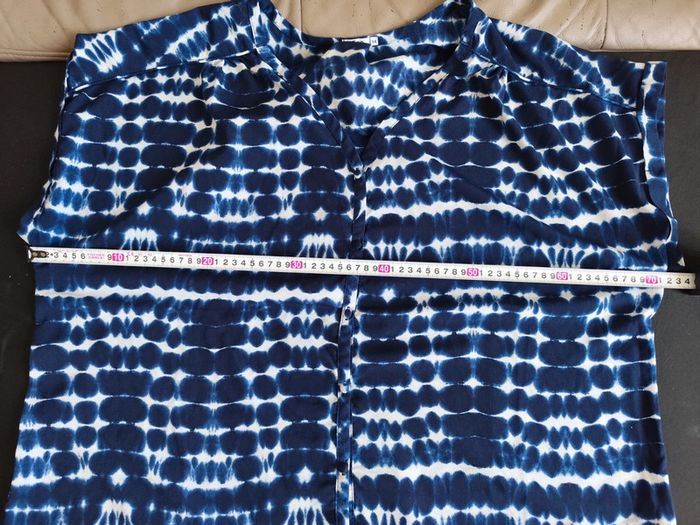 Chemise bleue marine et blanche taille 54 Gémo - photo numéro 6