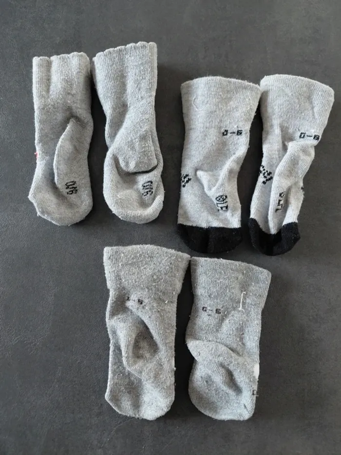 Lot de 3 paires de chaussettes 0-6 mois Kiabi - photo numéro 2