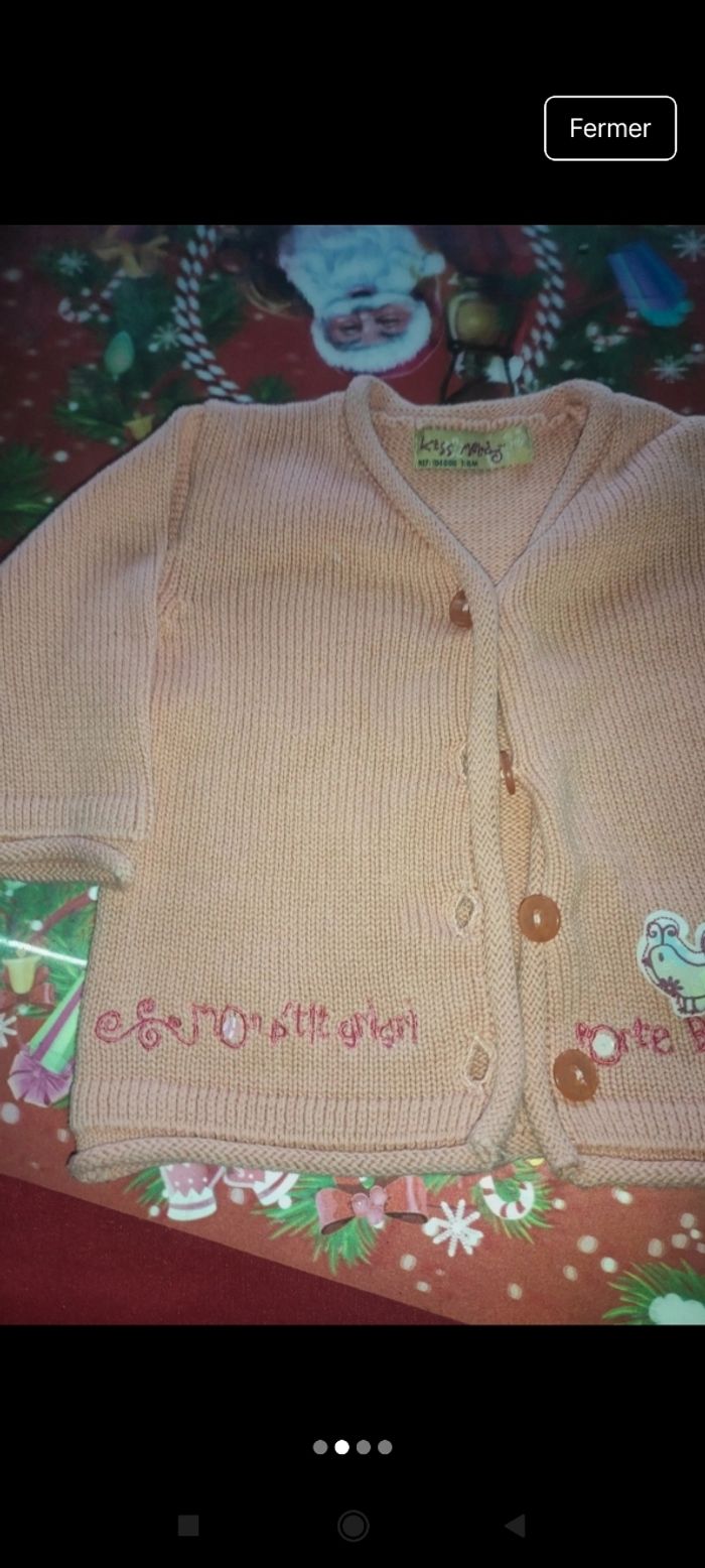 Très beau gilet fille e4 - photo numéro 2