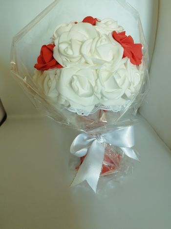 Bouquet rouge et blanc